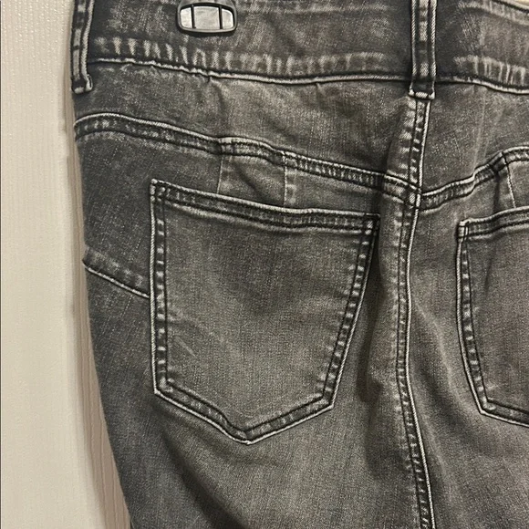 Black Acid Wash Bombshell Straight Jeans - Picture 3 of 6